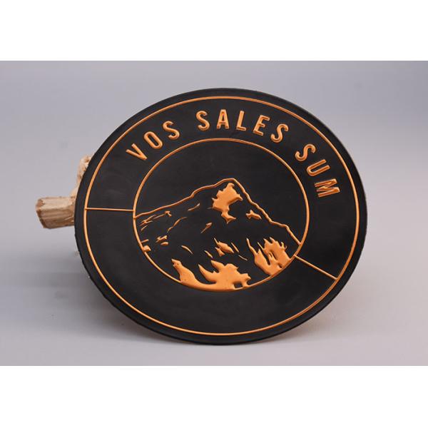 Degradable Tpu Embossed 3D Logo Heat Transfer Labels For Clothing