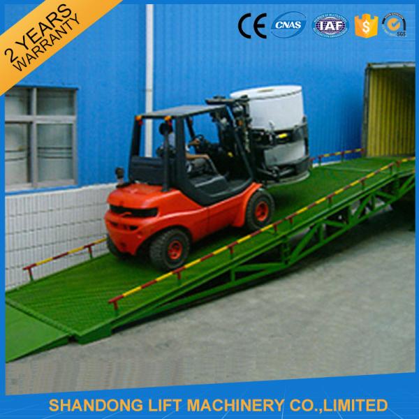 Quality Shipping Container Heavy Duty Industrial Loading Ramps , Steel Loading Dock Truck Ramps for sale