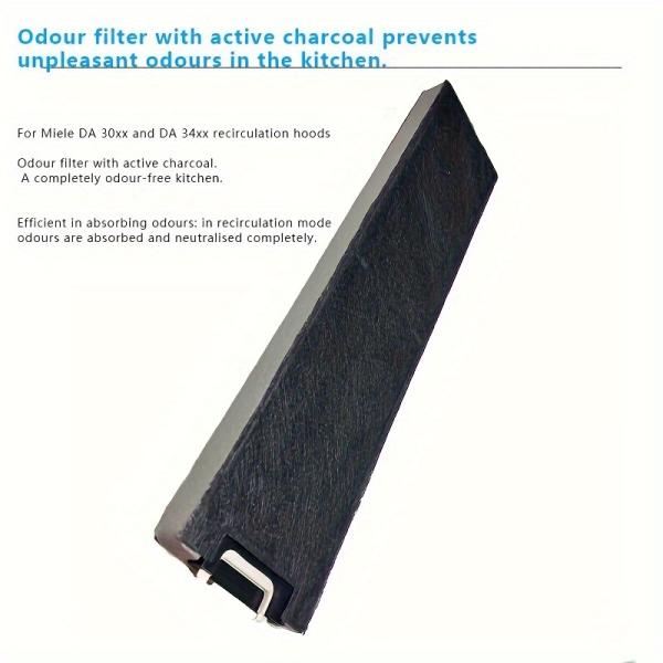 High Odor Remove Efficiency Carbon Air Filters Compatible With Miele Dkf13-1 Contain
