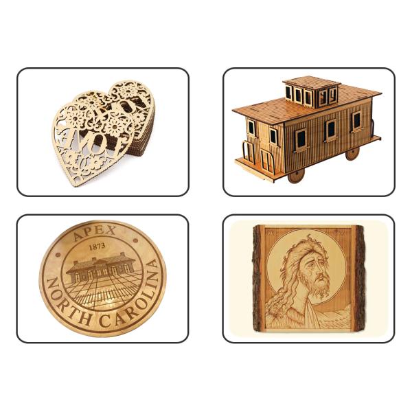 Ruida Control Laser Engraving Equipment / Co2 Laser Engraving Cutting Machine