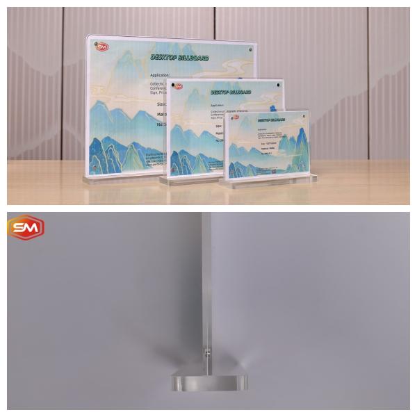 Quality Transparent Plexiglass A4 A5 Paper Stand For Sale Advertising Printing Decoration for sale