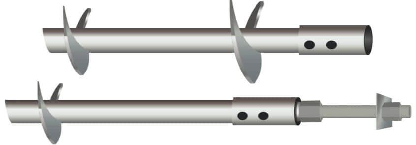 Foundation Repair Solutions Hot-DIP Galvanized Helical Piers Anchor
