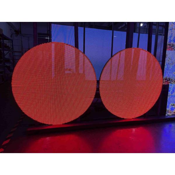circle led transparent display