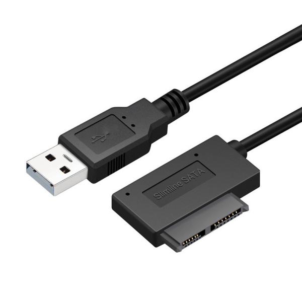 Quality USB 2.0 Sata II 13 Pin Adapter Converter Computer Connection Cable for sale