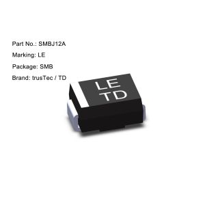Ultra Low Capacitance Bidirectional Esd Protection Diode 600W 12V SMBJ12A