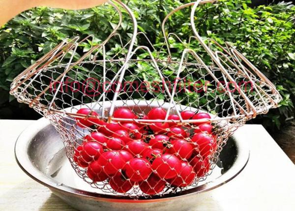 Quality Marvel Multi - Purpose Chef Basket Steaming Frying Draining Rinse for sale