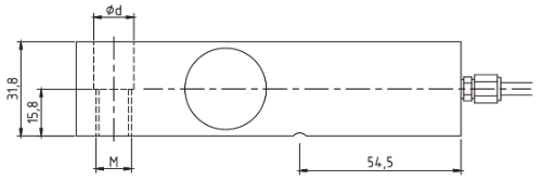 200kg To 2000kg High Precision Load Cell Weight Sensor For Platform Scales Hopper Scales