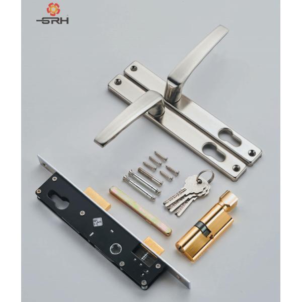Aluminium Alloy Mortise Lever Lockset Hardware Door Lock Mortice Handle Locks Body