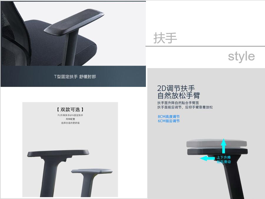 Executive Ergonomic Office Chair with Traditional Design Style and BIFMA Certificate