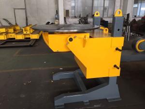 China Gear Tilt Pipe Welding Positioners 1200mm Table Diameter Rolling Speed Adjusted by VFD wholesale