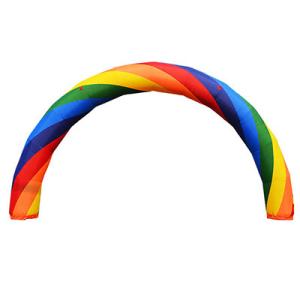 China Five Sides Giant Inflatable Rainbow Arch ODM Digital Printing wholesale