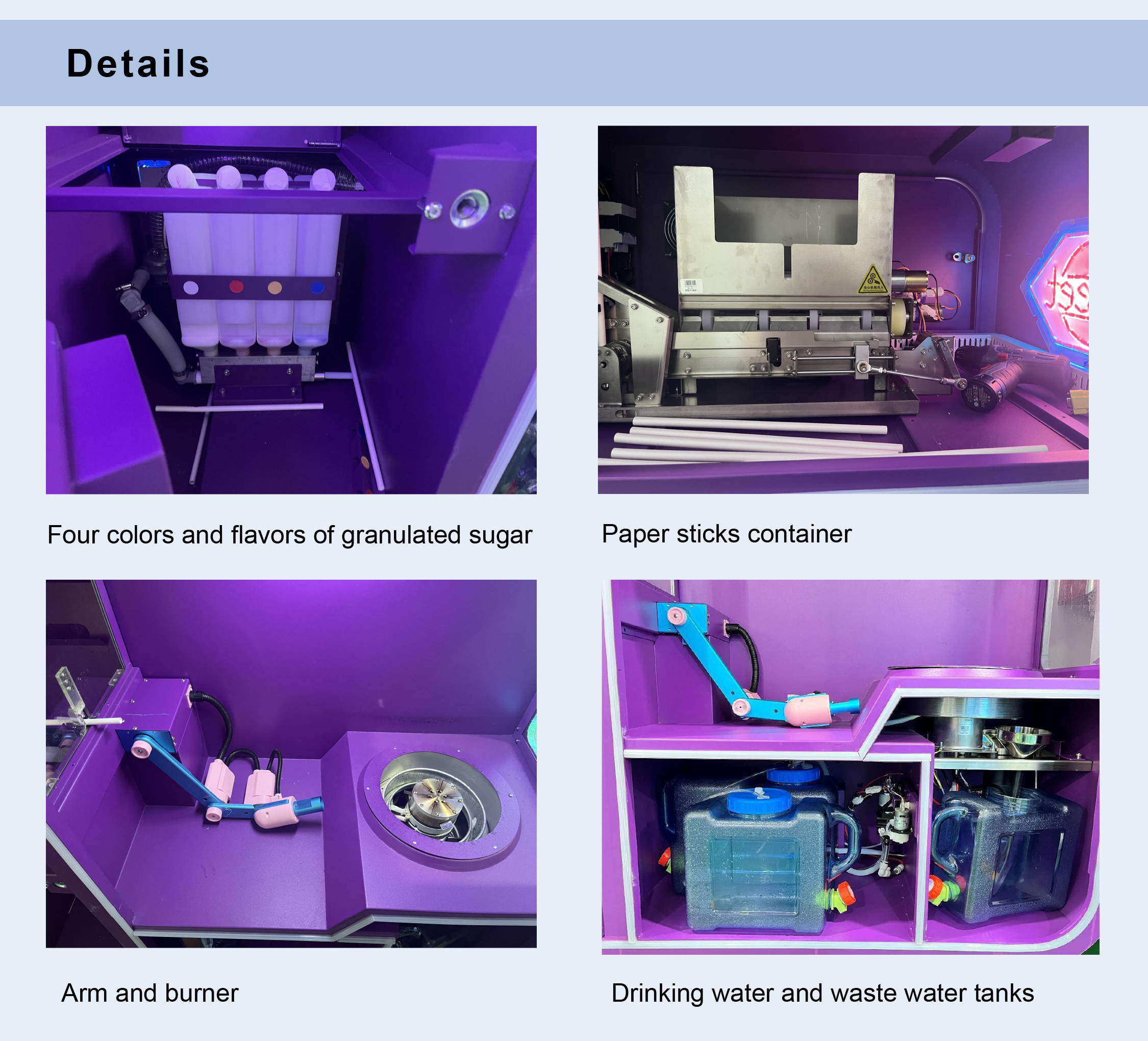 220V Arcade Vending Machine Automatic Cotton Candy Making Machine Remote Control
