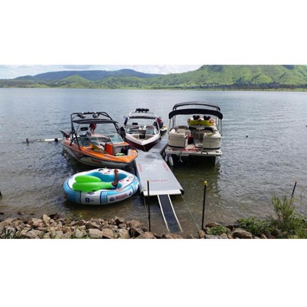 Quality 1000 Denier PVC Pontoon Dock Floating Inflatable Water Platform for sale