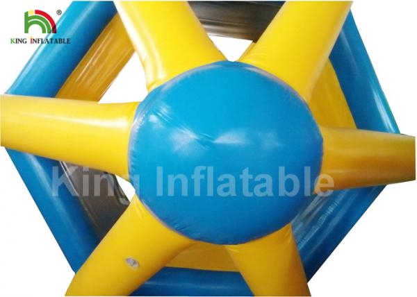 EN71 Combo Color Water Wheel Inflatable Water Roller For Water park