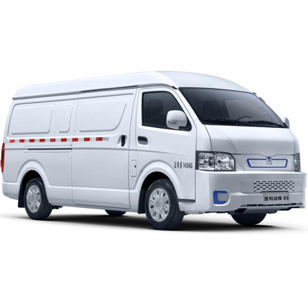 Pictures Remote E6 2022 Four Door Two Seats Van Transporter Fast Charging Electric Van For Logistics Transport
