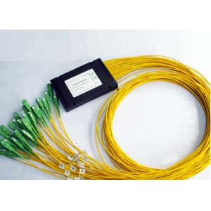 China Low PDL Fiber Optic Splitter , PLC Optical Splitter Environmental Stable wholesale