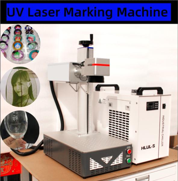 Quality Multifunctional UV Laser Marker Laser Printer For Metal Glass Plastic Wood Leather for sale