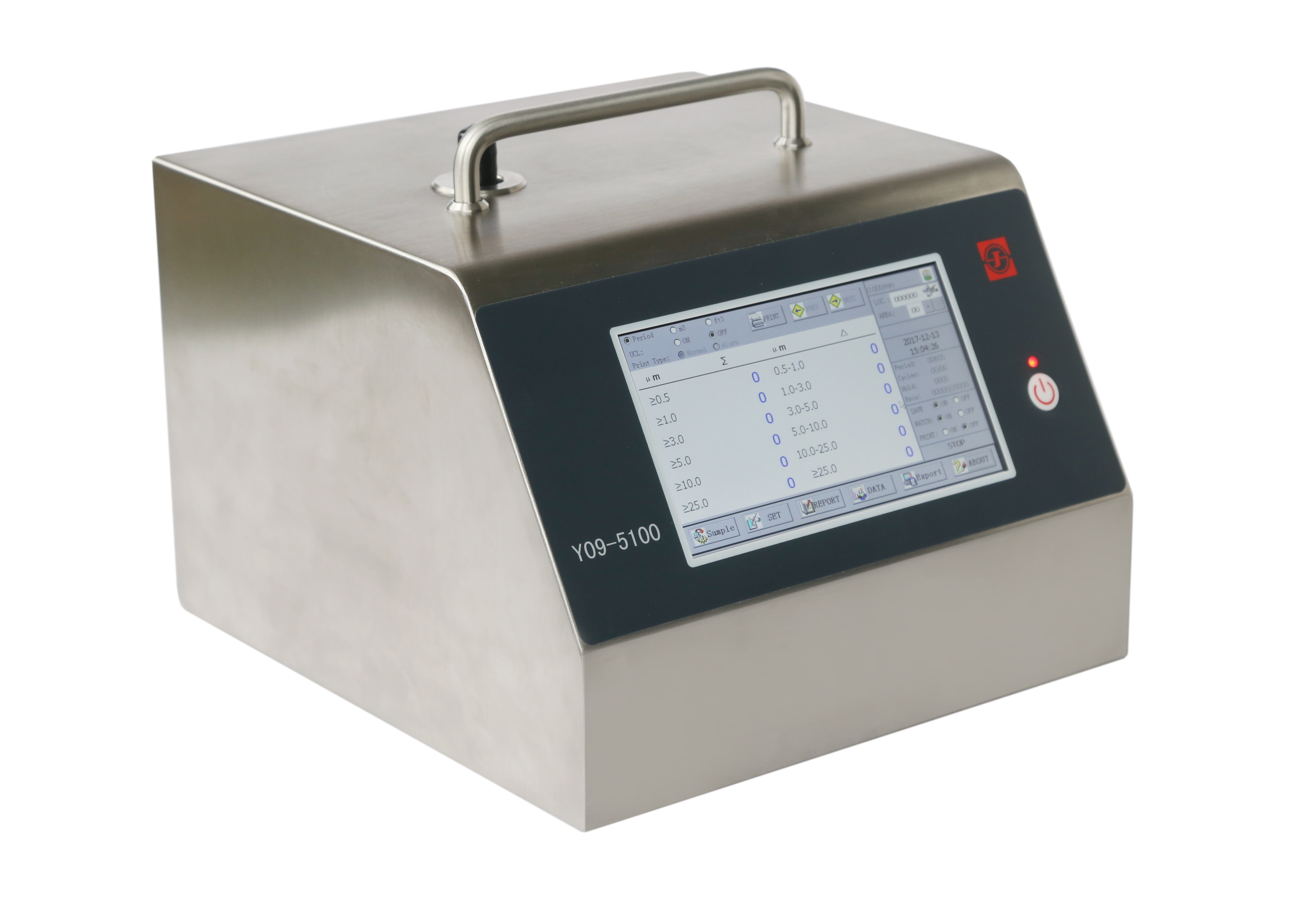 Cleanliness Detection Airborne Particle Counter Y09-5100 SUS316L