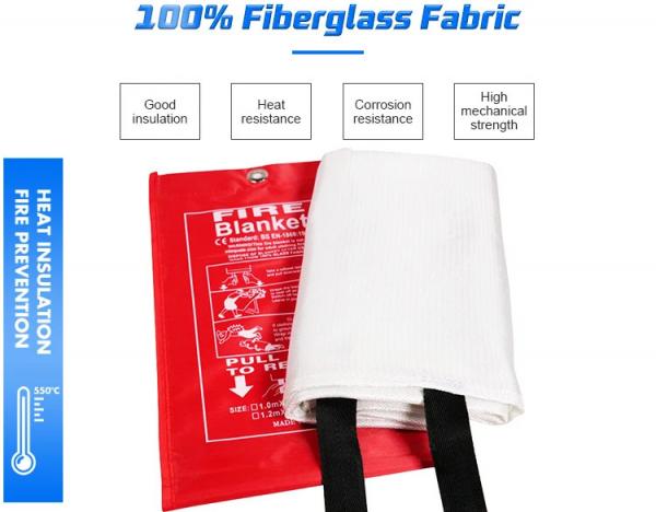 Hot Selling Factory Customfire Safety 550 Degree Celsius Resistant Fire Retardant Blanket Home Fighting Fire Blanket