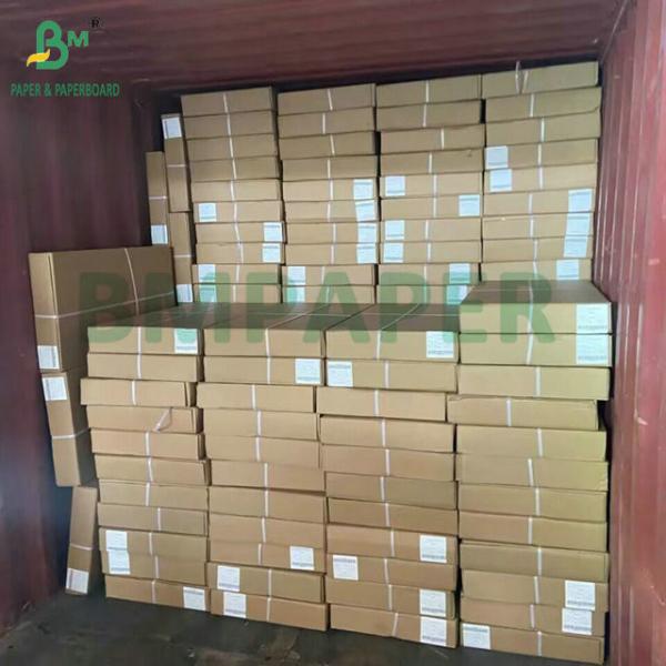 Quality 80gram White Uncoated Engineering Roll Bond Paper With 36inches X 50yards 2" Core for sale