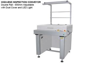 China 0.8m To 1m PCB Inspection Conveyor Dual Rail High End With Dust Cover wholesale