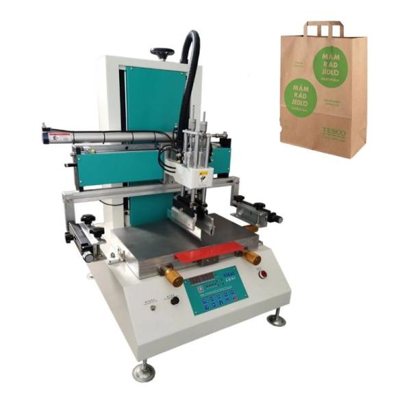 Quality 800-1000P/H Desktop Screen Printer Screen Printing Machine For Paper Bags for sale