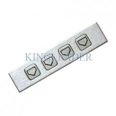Steel Rugged Industrial Numeric Keypad Metal Number Keypad Functional With 4