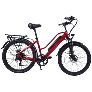 China 6geared E Bike Commuter , 30KG Pedal Assist Commuter Bike 250w wholesale