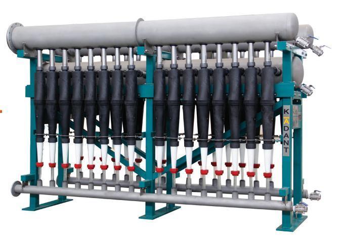 Xcel 150 Low Consistency Hydrocyclone Paper Pulp Mill
