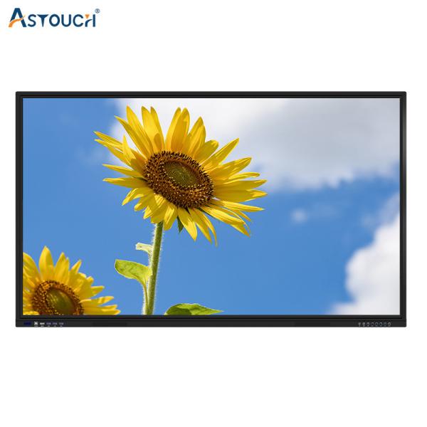 85 Inch Quad Core 4K Interactive Touch Panel Display With Multimedia Content