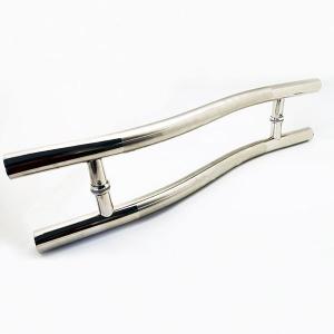 China SS201 Handles For Shower Doors , Glass Shower Door Pulls For 6-12mm Glass wholesale