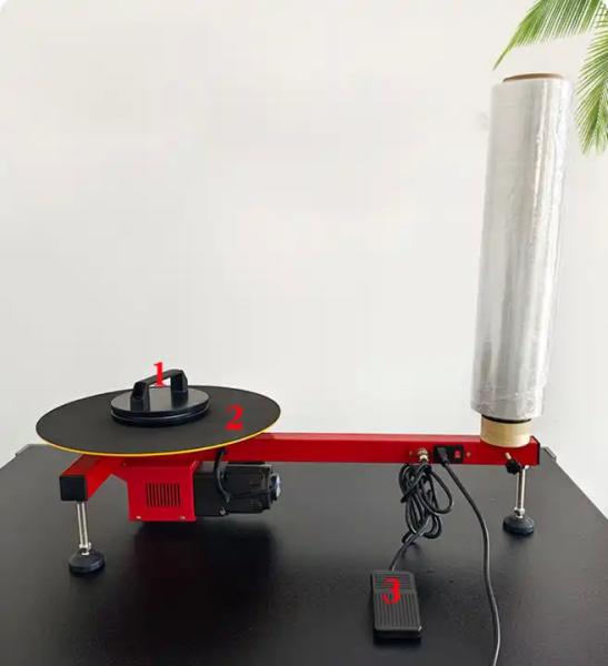 Quality PE Film Stretch Film Carton Box Wrapping Machine Customized 110V for sale