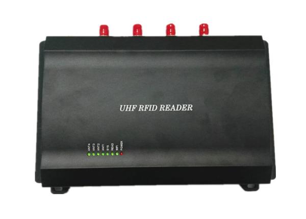 Quality Radio Frequency 4 Port RFID Reader , Usb Uhf Rfid Reader Range 10m RSSI Support for sale