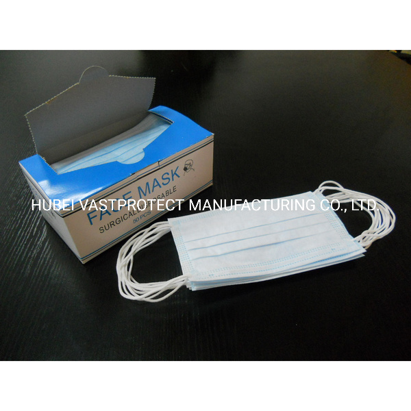 White 3 Ply Earloop Non Woven Disposable Face Mask