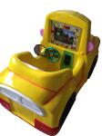 Electric Video Games Kiddie Swing Car Fiber Glass Cabinet Material