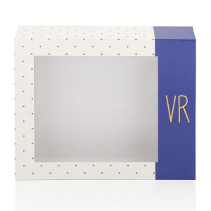 China OEM Custom Printed Paper Boxes , Kraft Paper Gift Boxes With Clear Window wholesale