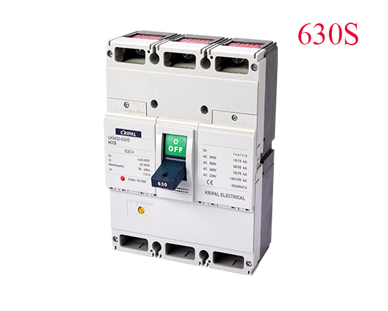 630A 3 Pole Mccb Circuit Breaker Overload Short Circuit And Under Voltage Protection