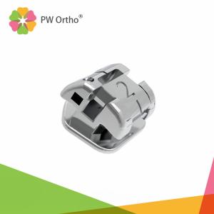 China 80 Gauge Mesh Base Orthodontic Passive Self Ligating Brackets wholesale
