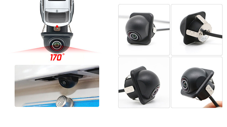 Universal AHD Car Rear View Camera With Waterproof IP67 Support Dynamic Parking Line