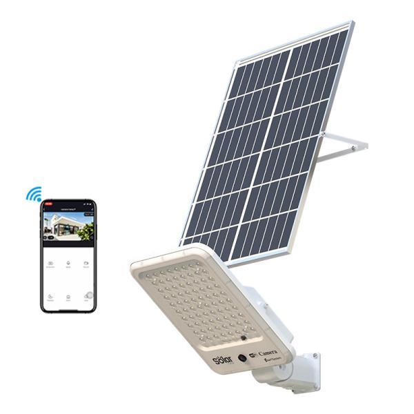 Quality White CCTV Solar Sensor Security Light Aluminum Alloy for sale