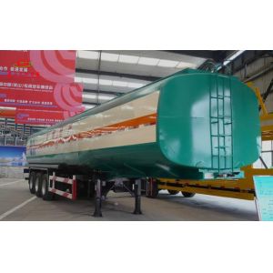 China Carbon Steel Tank Truck Trailer For Oil Transportation ISO Standard wholesale