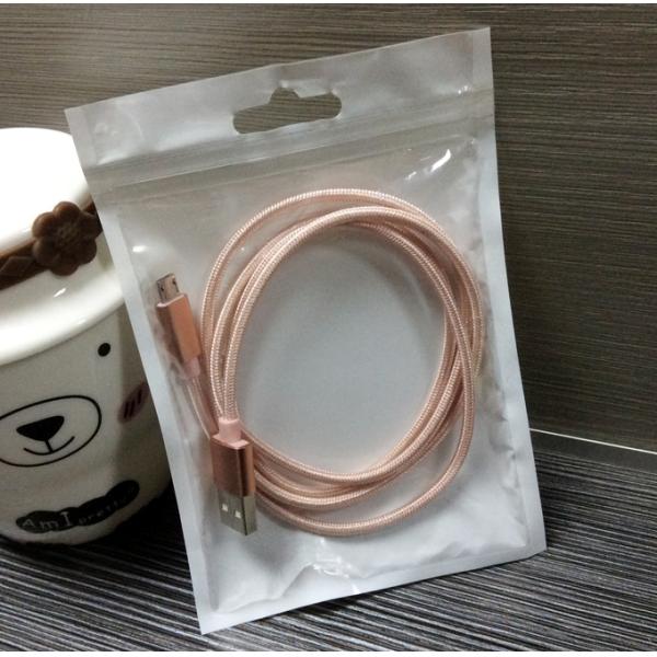 New Arrival Premium USB Data Cable Nylon Micro USB Charging Line for Android and iPhone