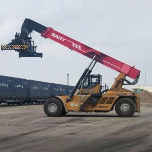 China GOST Heavy Duty Spreader Reach Stacker 20ft 40ft Container Lifting Equipment on sale