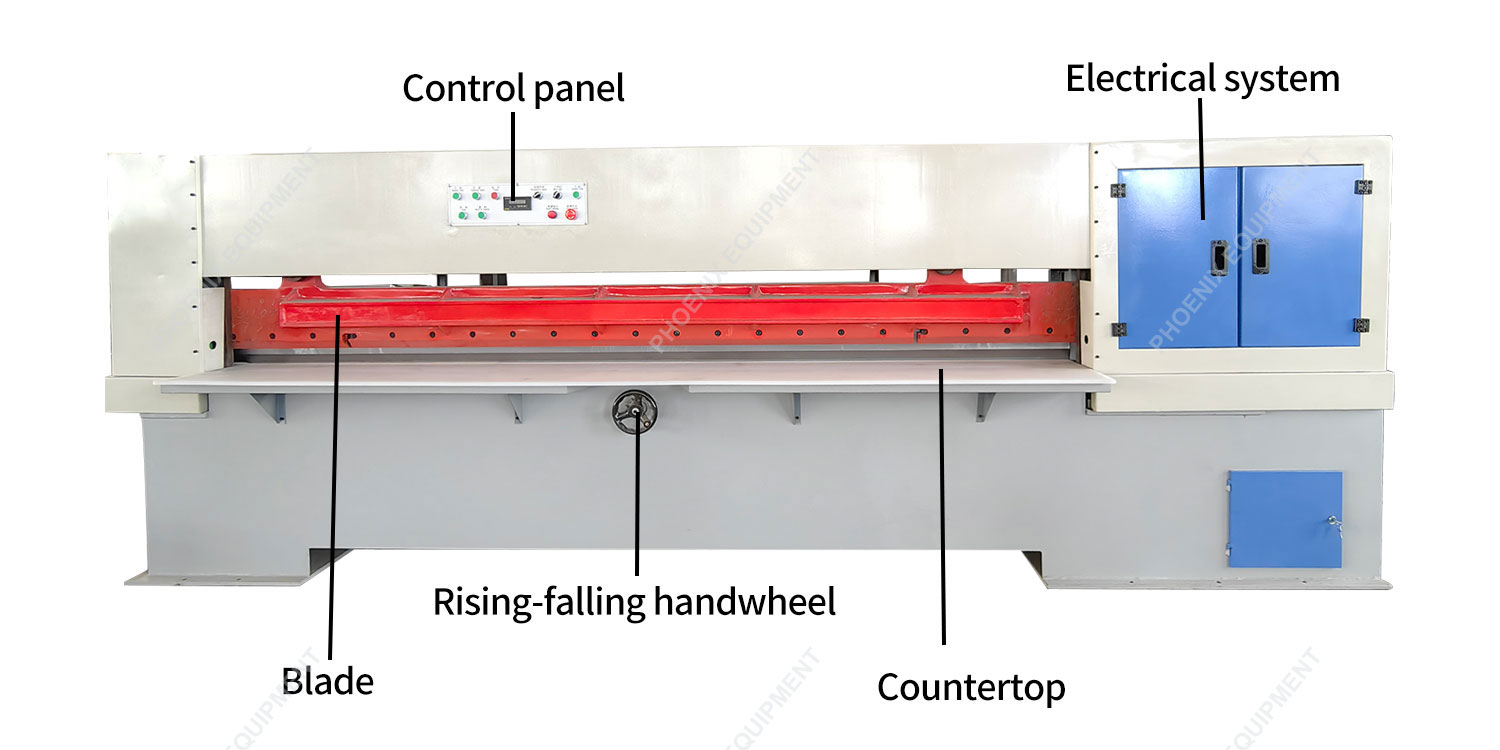 Hydraulic Guillotine Jointer Veneer Clipper Machine Max.cuttinglength 3180mm MJB318