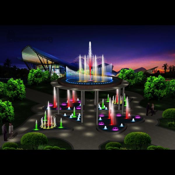 Quality Onsite Installation customized multicolored easy install portable fountains for sale