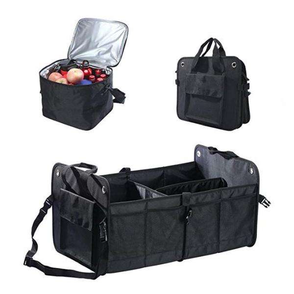 Quality Expandable Automobile Trunk Organizer And Cooler Set Adjustable Compartments for sale