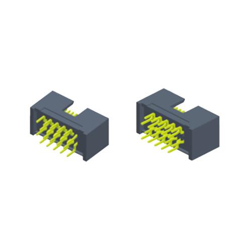 Quality 3.0Amps Double Row Pin Header 2.54 Mm Pitch Connector Straight type for sale
