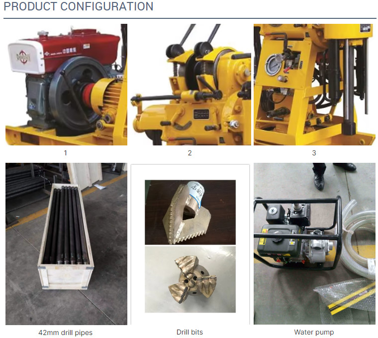100m Depth Soil Test Drilling Machine for Sample Coring Collection XY-1