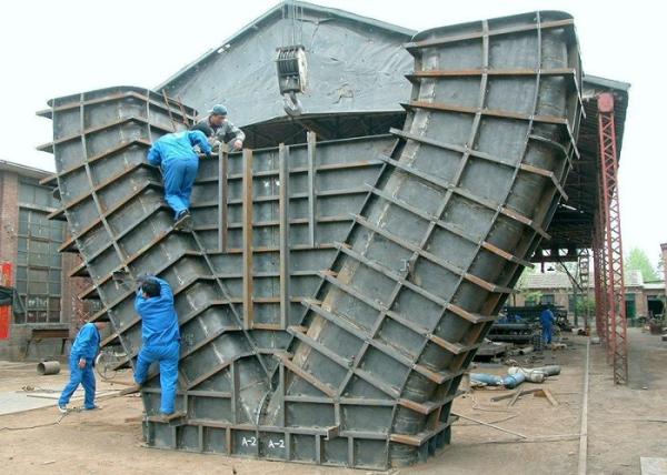 Quality Lightweight Concrete Pier Formwork Simple Operation Stable Structure for sale