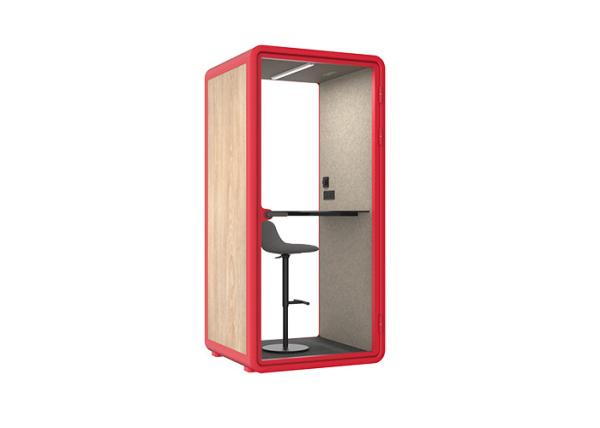 Quality Many Function Aluminum Alloy Office Pods Sound-absorbing Ventilation Small Size For Calling Phone Booth for sale